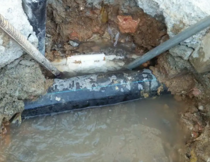 海丰测漏水之水管漏水